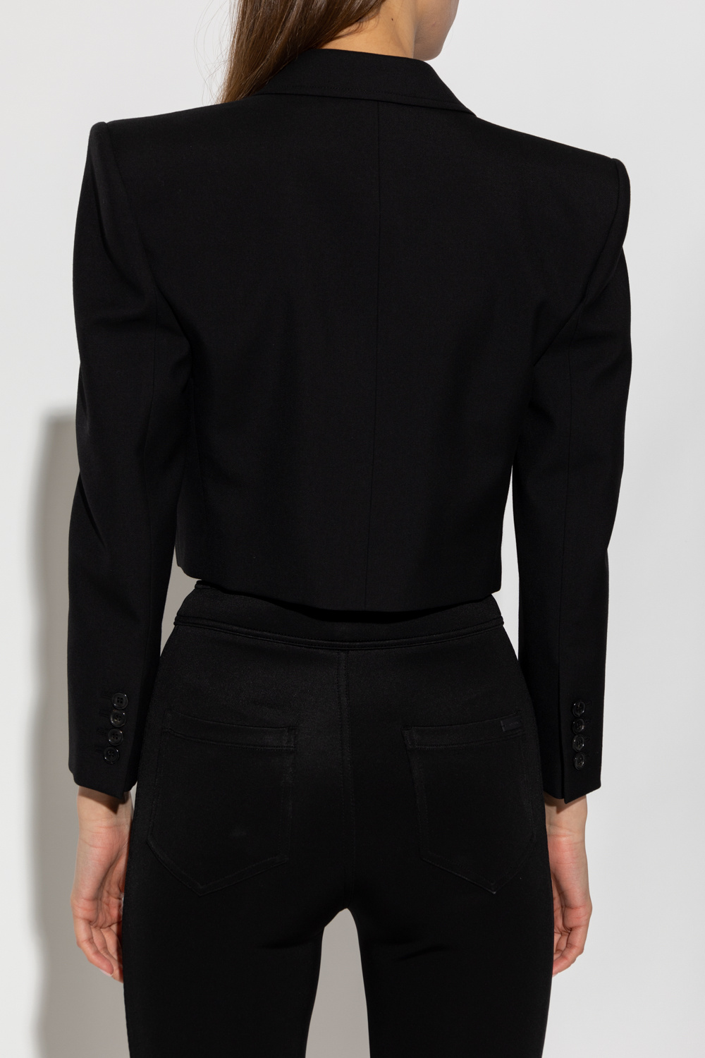 SchaferandweinerShops MH - Cropped blazer Saint Laurent - to